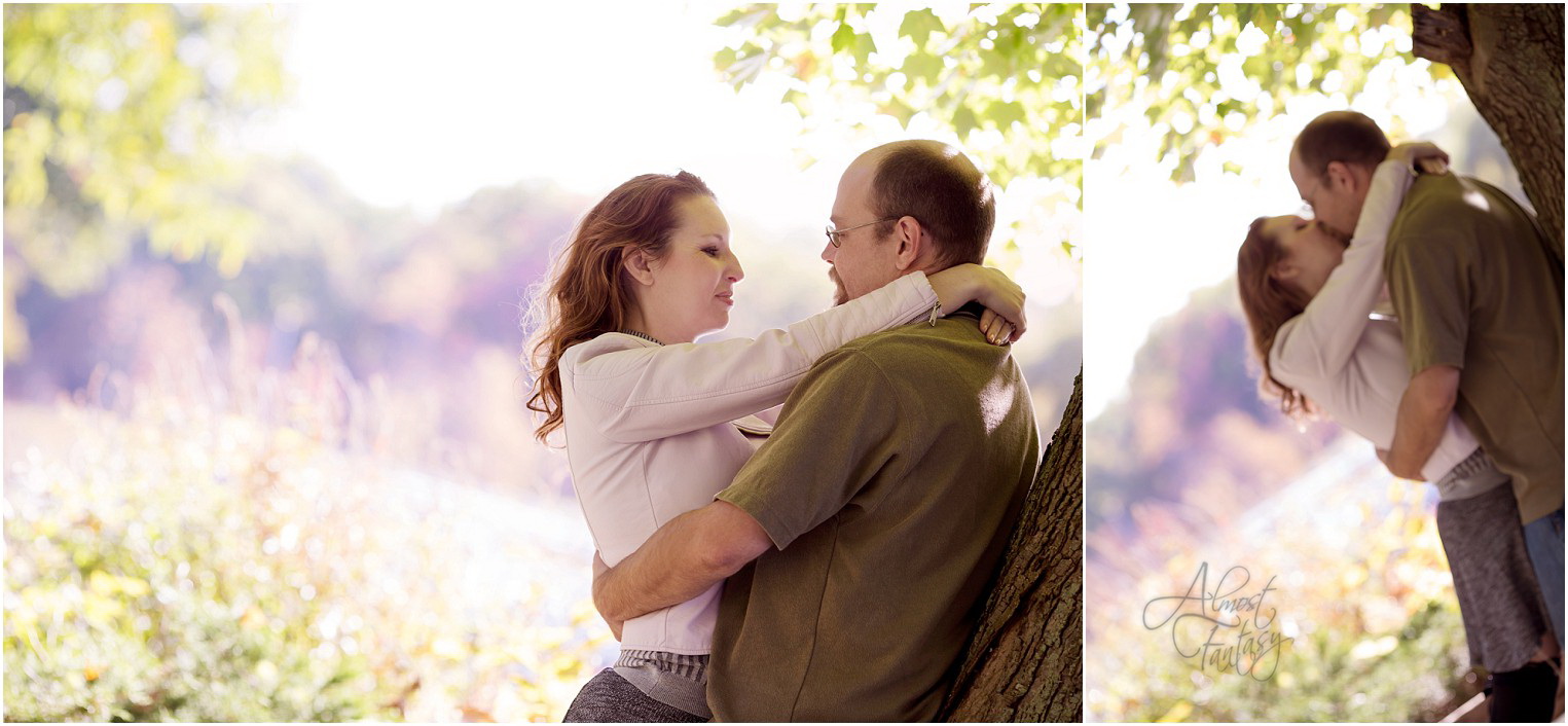 Wall Lake Delton Lakeside Forest Engagement Session Fall - Michigan Photographer Almost Fantasy_0085.jpg